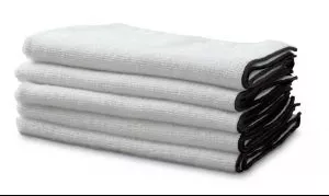 Medline Microfiber Bar Cloths - Microfiber Bar Cloth, 14" x 18", White - MDT217760
