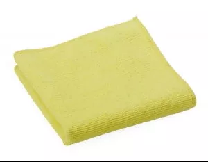 Medline Microfiber Cleaning Cloths - Microfiber Cleaning Cloth, 12" x 12", Mediumweight, Yellow - MDT217643