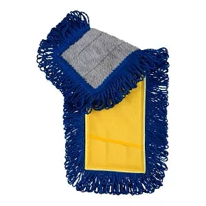 Medline Microfiber Traditional Wet Mop - Microfiber Traditional Fringe Dust Mop, 18" - MDT217DUST18