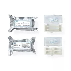 Medline Microscope Slide Cover Glasses - Microscope Slide Cover Glass, 24 mm x 50 mm, #2 Thickness - MLAB24X502