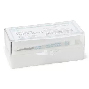 Medline Microscope Slide Cover Glasses - Microscope Slide Cover Glass, 24 mm x 60 mm, #1 Thickness - MLAB24X601