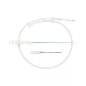 Medline Mini Access Kits with 21G x 1.5" Introducer Needle, 4 Fr - Mini Access Kit Stiff Stiffness 10 cm Nitinol Core / Tungsten 0.018 x 45 cm Guidewire and 21G x 1.5" Needle, 5 Fr - DYNJMAST36