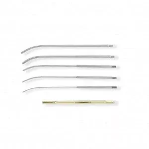 Medline Mini Cervical Dilators - Mini Cervical Dilator Set with 6 Dilator Tips and 1 Handle - MDS7043511