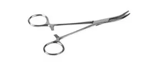 Medline Non-Sterile Floor Grade Crile Forceps - Crile Forceps, Nonsterile, Single-Use, Curved, 5.5" - MDS10522