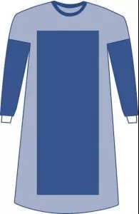 Medline Non-Sterile Poly-Reinforced Eclipse Gowns - GOWN, POLY REINFORCED, XL - SPT-2202CS