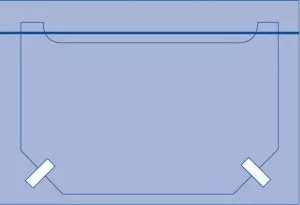 Medline Non Sterile Universal Drape Sheets - Head / Turban Drape - SPT-5600SCS
