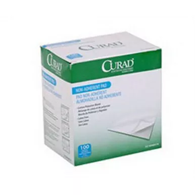 Medline NON25710Z - Medline Non-Adherent Sterile Pads - 3" x 4"