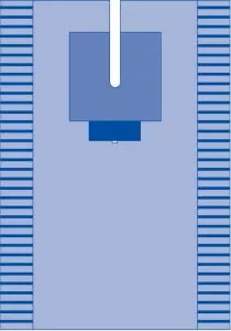 Medline Nonsterile EENT Split Drapes - EENT Split Drape, 77" x 110" - SPT-5590SCS