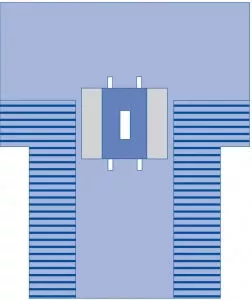 Medline Nonsterile Laparotomy Drapes - Laparotomy T-Drape with Pouches - SPT-3130SCS