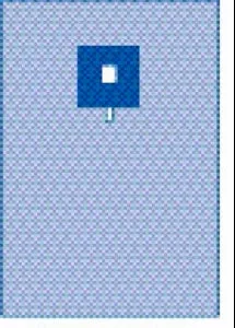 Medline Nonsterile Ophthalmic Drapes - EENT Drape, 79" x 90", Fenestrated - SPT-7012SCS