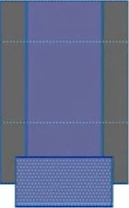 Medline Nonsterile Table Covers - Heavy-Duty Table Cover with Extension, 77" x 96" - 31358CS