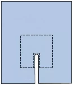 Medline Nonsterile Table Covers - Split Sheet with Tape - 66739