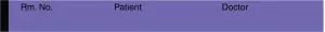 Medline Nursing Chart Labels - Dark Purple 0.5" x 500" Dr. Patient Nursing Chart Label - 272K