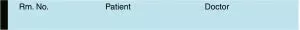 Medline Nursing Chart Labels - Light Blue 0.5" x 500" Dr. Patient Nursing Chart Label - 290K