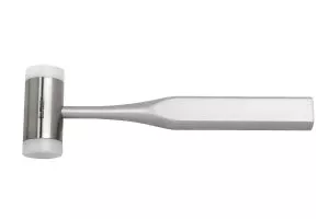 Medline Nylon Mallets - Stainless Steel Mallet with 2 Nylon Caps, 5 oz., 7" - MDS3277214