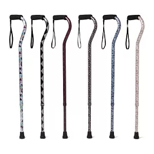 Medline Offset Handle Fashion Canes Variety Pack - Offset Cane, Variety Pack - MDS86420V6PKA