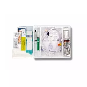 Medline One Layer SelectSilicone Foley Catheter Trays - 100% Silicone Erase Cauti Foley Catheter with Coude Tip, 1 Layer, 16 Fr, 10 mL - DYND160716C
