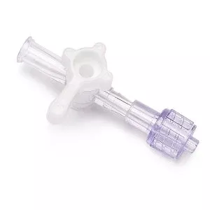 Medline One-Way Stopcocks - 1-Way Stopcock with OFF Handle Position, High Pressure, Fixed Male Luer Lock, Female Fitting, 700 PSI - DYNJSC1HPNF