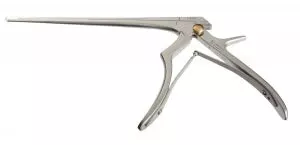 Medline Open Up Ferris-Smith-Kerrison Rongeur - 8" (20.3 cm) Long Coated 40° Up Cutting Angle Open Up Ferris-Smith-Kerrison Rongeur with 2 mm Bite and Ejector - MDS2055824EC