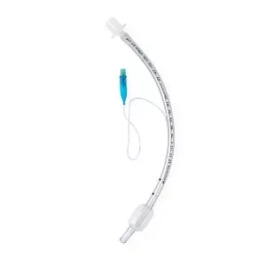 Medline Oral / Nasal Cuffed Endotracheal Tubes with Bull-Nose Tips - 4.0 mm HVLP Cuffed Oral / Nasal Endotracheal Tube with Murphy Eye and Bull-Nose Tip - DYNJAETC40