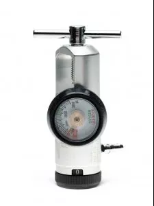 Medline Oxygen Regulators - Best-Valued Mini Oxygen Regulator, 0-15 LPM, CGA 870 Connection - HCSB8715M