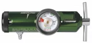 Medline Oxygen Regulators - Best-Valued Mini Oxygen Regulator, 0-25 LPM, CGA 870 Connection - HCS8725M
