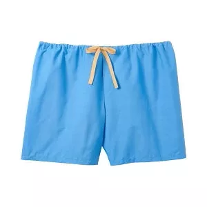 Medline Patient Pajamas - Drawstring Pajama Shorts, Light Blue, Size 3XL - MDTSH4T07BLU