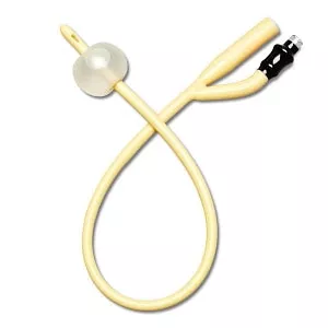 Medline Pediatric Silicone-Elastomer Coated Latex Foley Catheters - Silicone-Elastomer Coated Latex 2-Way Foley Catheter, 6 Fr, 1.5 mL Size, 3 mL Maximum Inflation - DYND11706