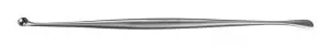 Medline Penfield Nerve Dissectors - Penfield Nerve Dissector, 7" (18mm Length, No. 1 Double End, Broad Curved and Sharp Round Spoon - MDS4016101