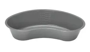 Medline Plastic Emesis Basins - Plastic Emesis Basin, 700 mL, Graphite - DYND80367H