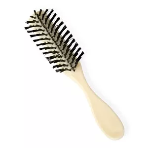 Medline Polyethylene Hair Brushes with Nylon Bristles - Adult Polyethylene Hair Brush, 7.25" - ZPC2200