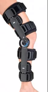 Medline Post-Op Knee Braces - Post-Op ROM Cooling Knee Brace, Size L / XL - ORT23510LXL