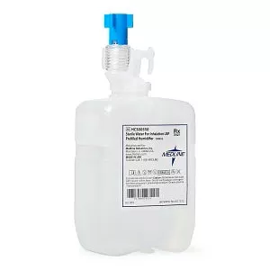 Medline Prefilled Bubble Humidifiers - Prefilled Humidifier, Sterile H2O, 550 mL - HCS00550