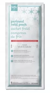 Medline Premium Contoured Perineal Cold Pack / Pad - Premium Perineal Cold Pack OB Pad, 6.75" x 14.25" - MDS158055