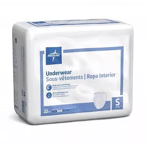 Medline Protection Plus Classic Adult Underwear - Protection Plus Classic Protective Underwear, Size XL, for Waist Size 56"-68" - MSC23600