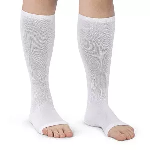 Medline Protective Arm & Leg Sleeves - Protective Leg Sleeve, White 15" - NONSLEEVEL
