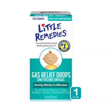 Medtech Laboratories 56184120401 - Gas Relief Little Remedies 40 mg / 0.6 mL Strength Oral Drops 1 oz.
