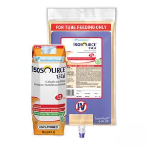 Nestle 18180100 - Tube Feeding Formula Isosource 1.5 Cal Unflavored Liquid 33.8 oz. Bag