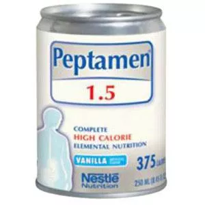 Nestle 4390034957 - Tube Feeding Formula Peptamen 1.5 with Prebio1™ Unflavored Liquid 33.8 oz. Bag