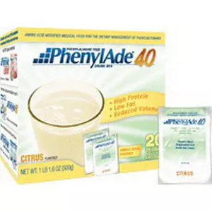 Nutricia 95414 - PKU Oral Supplement PhenylAde 40 Citrus Flavor 25 Gram Pouch Powder