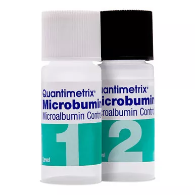 Quantimetrix 1250-01 - Special Chemistry Control Set Microbumin Microalbumin Testing 2 Levels 10 X 7 mL
