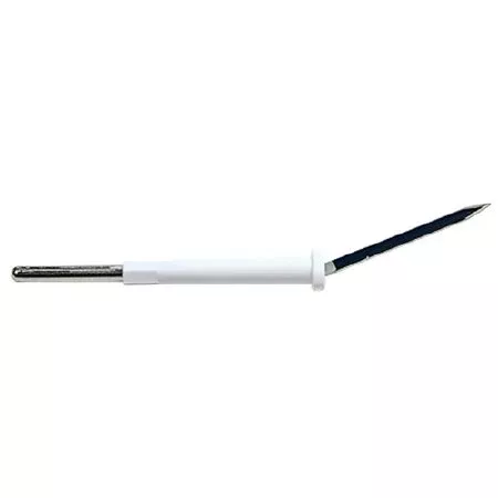 Symmetry Surgical Dermal Tip Electrode Bovie Stainless Steel Sharp Angled Blade Tip Disposable Sterile - Box of 50 - A805----BX