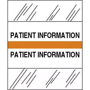 Tabbies Index Tab 1/2 X 1-1/4 Inch Patient Information - Pack of 1 - 54569-PK