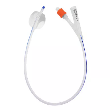 TruCath SS1610 - Foley Catheter TruCath 2-Way Standard Tip 10 mL Balloon 16 Fr. Silicone