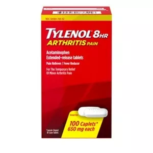 Tylenol 8HR Arthritis Pain Caplet, 100 ct