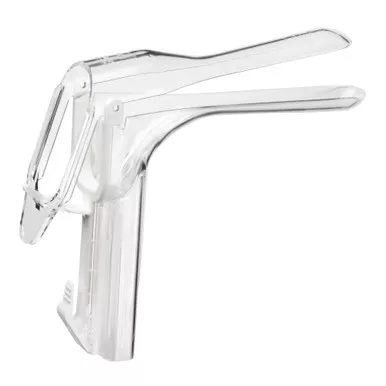 Welch Allyn 59000 - Vaginal Speculum KleenSpec 590 Series Premium Pederson NonSterile Office Grade Acrylic Small Double Blade Duckbill Disposable Corded/Cordless Light Source Compatible