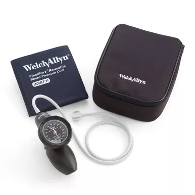 Welch Allyn DS58-11 - Aneroid Sphygmomanometer Unit Welch Allyn™ Platinum Series DS48 Adult Cuff Nylon Cuff 23 - 40 cm Palm Aneroid