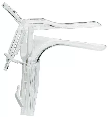 Welch Allyn Vaginal Speculum KleenSpec 590 Series Premium Pederson NonSterile Office Grade Acrylic Medium Double Blade Duckbill Disposable Corded/Cordless Light Source Compatible - Each - 59001-EA