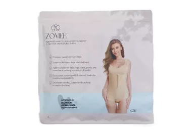 Zomee C-Section and Natural Birth Postpartum Recovery Support Garment, Nude, Extra Small