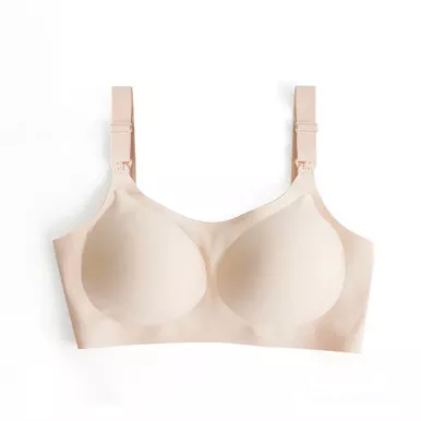 Zomee Nursing/Pumping Bra, Nude, Medium